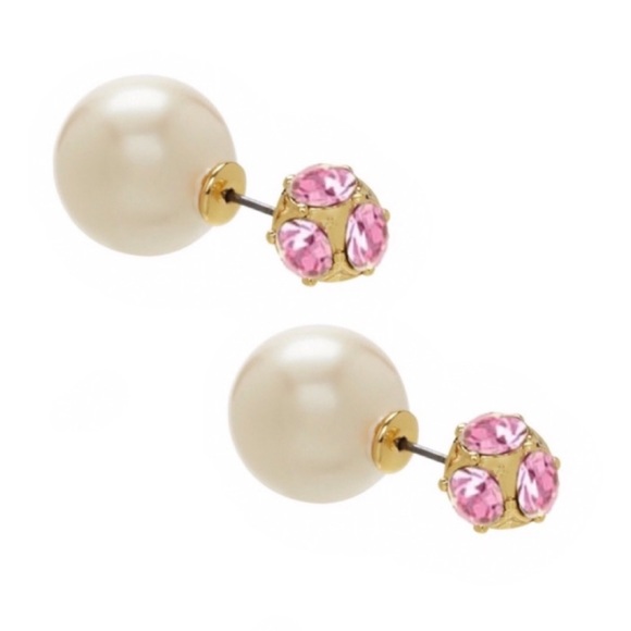 kate spade Jewelry - KATE SPADE • Dainty Sparklers Reversible Pearl Marmalade Earrings
